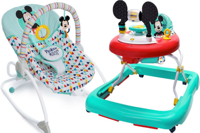 *HOT* $60 Disney Mickey Rocker & Walker Bundle + FREE Shipping