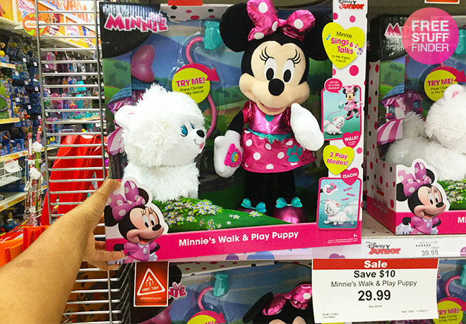 $29.99 (Reg $40) Disney Minnie's Walk & Play Puppy + FREE Shipping