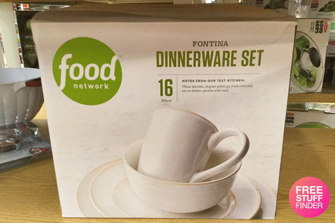 $38.99 (Reg $120) Food Network 16 Pc Dinnerware Sets + FREE Shipping