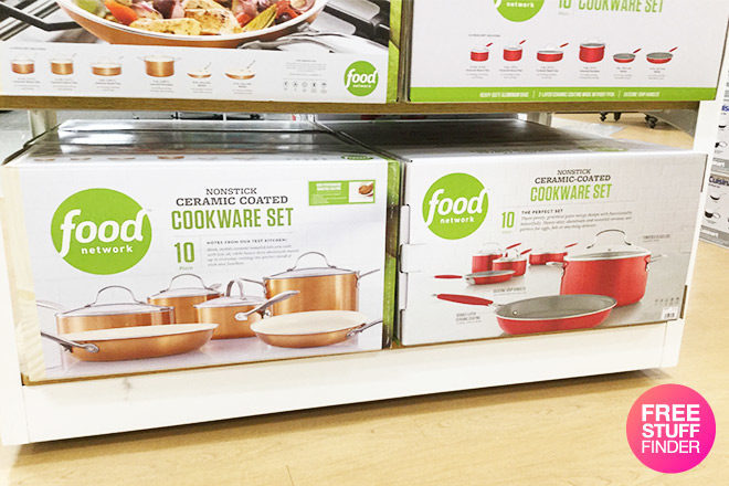$59.99 (Reg $130) Food Network 10-Piece Cookware Set + FREE Shipping (Today Only!)