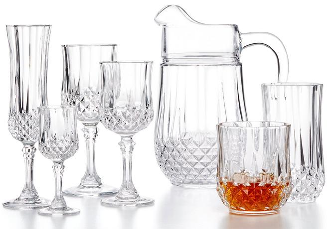 $11.04 (Reg $30) 4-Piece Longchamp Glassware + FREE Store Pickup