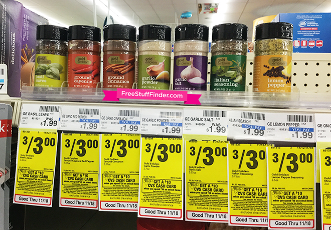 $1 (Reg $2) Gold Emblem Spices at CVS (No Coupons Needed!)