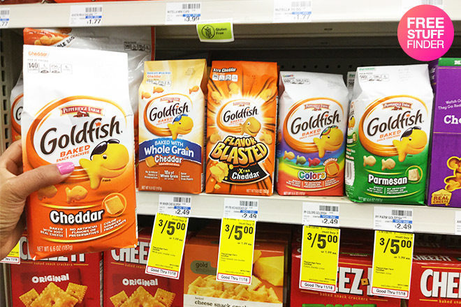 $1.67 (Reg $2.49) Goldfish Crackers at CVS (No Coupons Needed!)