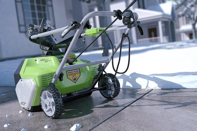 *HOT* $92.24 (Reg $199) GreenWorks Corded Snow Thrower + FREE Shipping (Today Only!)