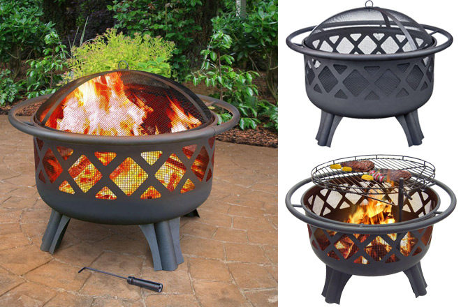 *HOT* $49 (Reg $89) Hampton Bay Steel Fire Pit + FREE Shipping