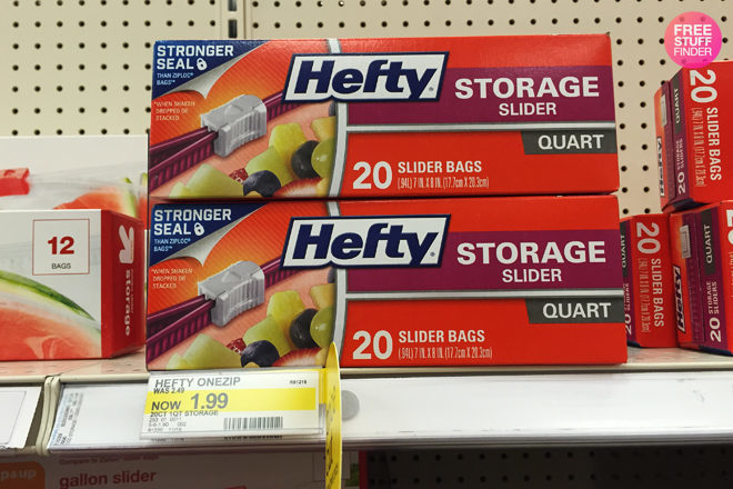 $0.99 (Reg $2) Hefty Slider Bags at Target (Print Now!)