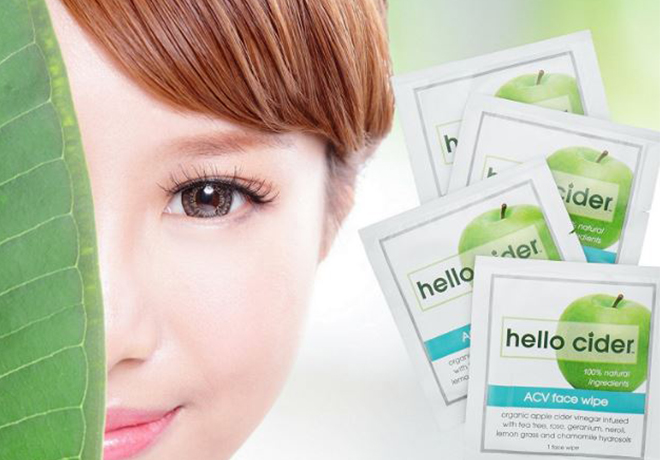 FREE Sample Hello Cider Acne Face Wipe