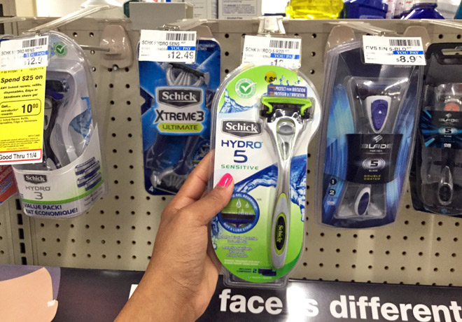 $2.99 (Reg $12.49) Schick Hydro Razor at CVS (Week 11/5)