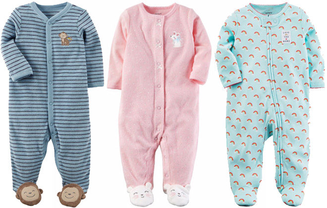 $5.66 (Reg $16) Carter’s Sleep & Play Baby Pajamas + FREE Pickup (Today Only)