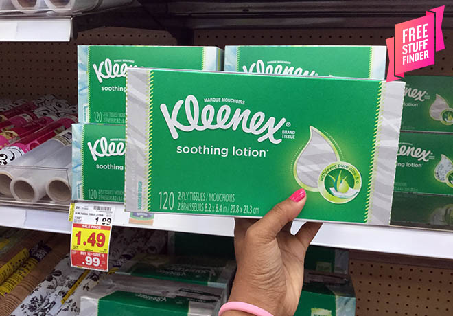 $0.77 (Reg $2.69) Kleenex Tissues at Kroger