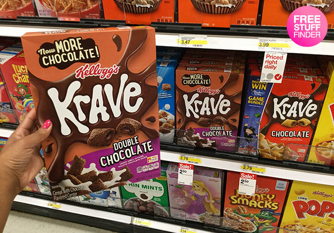 $1.50 (Reg $3.14) Kellogs Krave & Corn Pops Cereal at Target