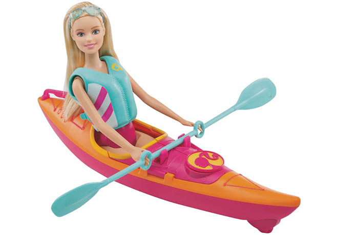 $11.19 (Reg $35) Barbie On-The-Go Watercraft & Kayak Set + FREE Pickup (Today Only!)