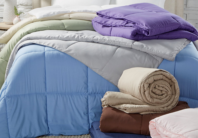 $19.99 (Reg $100) Lightweight Down Alternative Comforter Sets + FREE Pickup