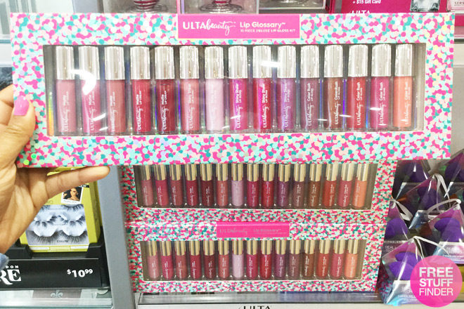 RUN! $9 ($49 Value) Ulta Lip Glossary 15-Piece Set