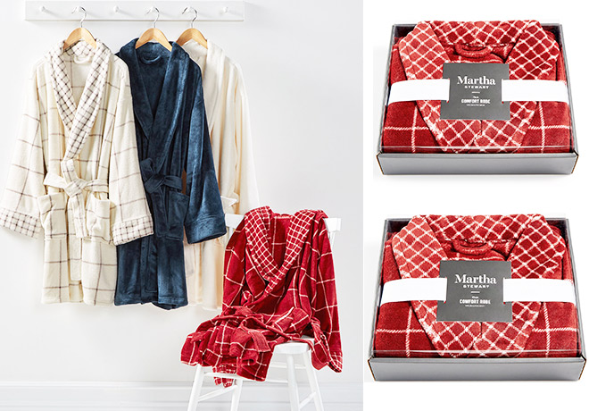 $19.99 (Reg $60) Martha Stewart Plush Bath Robes + FREE Pickup (BLACK FRIDAY Price!)