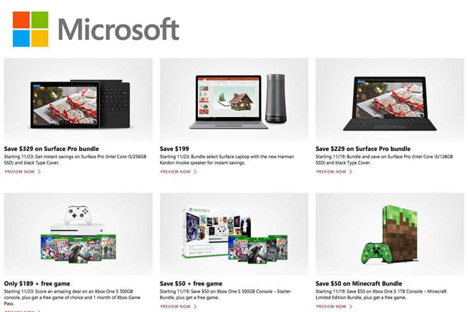 *HOT* Microsoft Black Friday Ad 2017