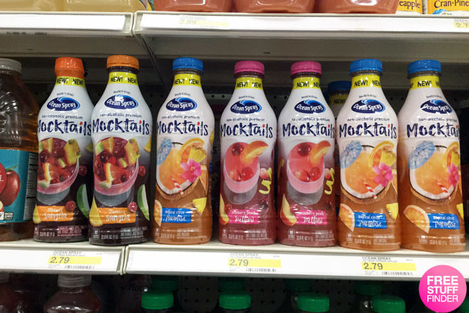 *HOT* 50% Off Ocean Spray Mocktails Cartwheel Offer (Only $1.39 - Load Now!)