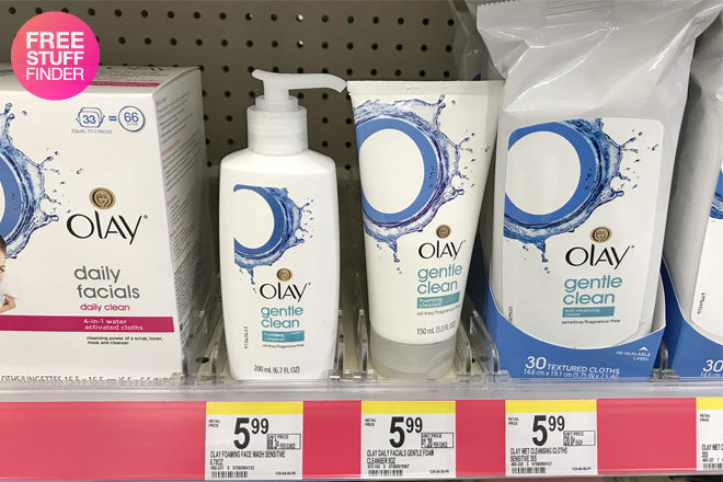 $2.66 (Reg $5.99) Olay Facial Cleansers at Walgreens