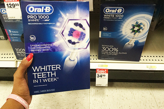 *HOT* $26.49 (Reg $60) Oral-B Rechargeable Toothbrush at Target