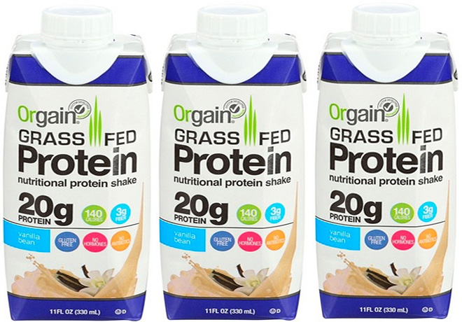 $1.04 Per Orgain Vanilla Bean Protein Shake + FREE Shipping