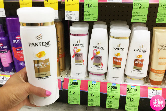 $1.67 (Reg $7) Pantene Shampoo & Conditioner at Walgreens