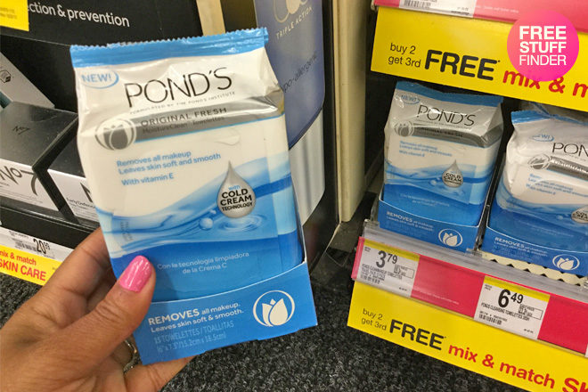 $0.03 (Reg $3.79) Pond’s Towelettes at Walgreens