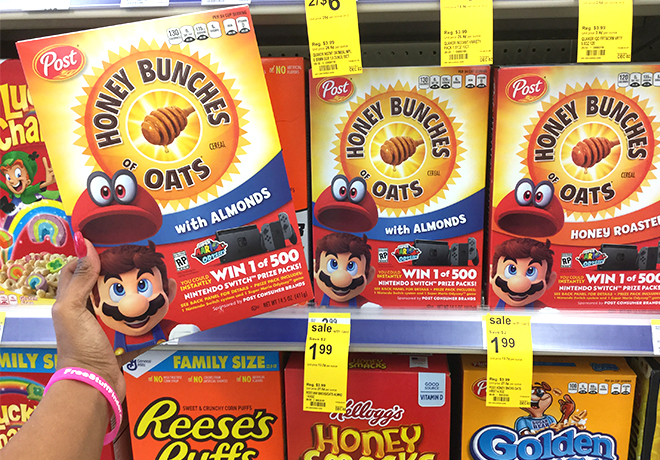 $0.84 (Reg $4) Post Cereals at Walgreens