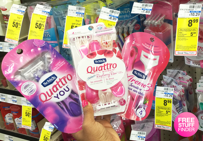 *HOT* $2.99 (Reg $14) Schick Disposable Razors at CVS (Print NOW! Ends Today!)