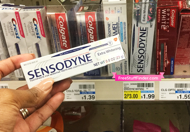 FREE Trial Size Sensodyne Toothpaste at CVS