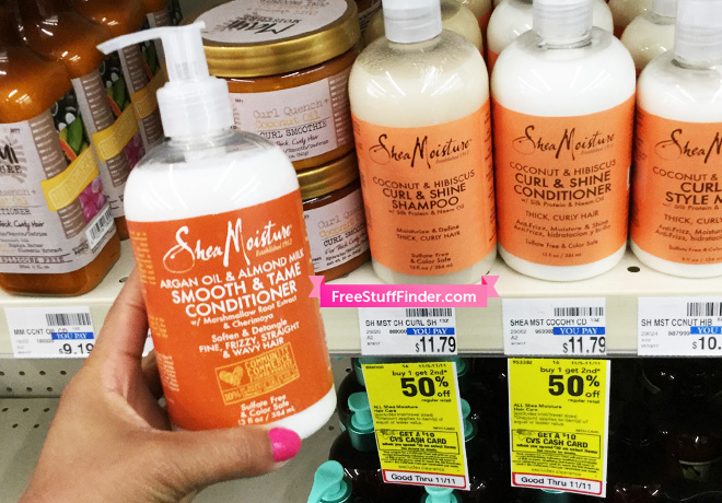 $4.34 (Reg $12) Shea Moisture Hair Care at CVS