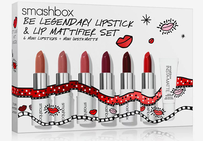 $25 ($61 Value) Smashbox Be Legendary Lipstick & Lip Mattifier Set + FREE Shipping