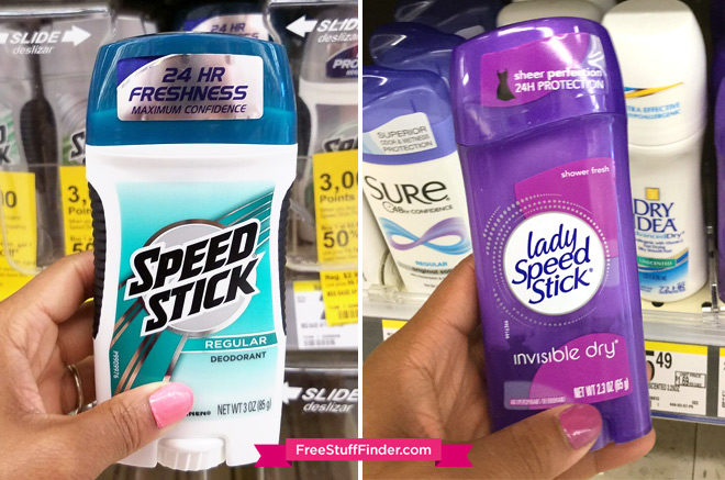 *HOT* $0.75 (Reg $3.59) Speed Stick or Lady Speed Stick Deodorant at CVS