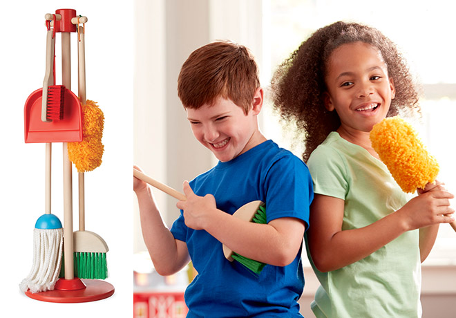 $15.35 (Reg $30) Melissa & Doug Let's Play House! Dust, Sweep & Mop Set (Today Only!)