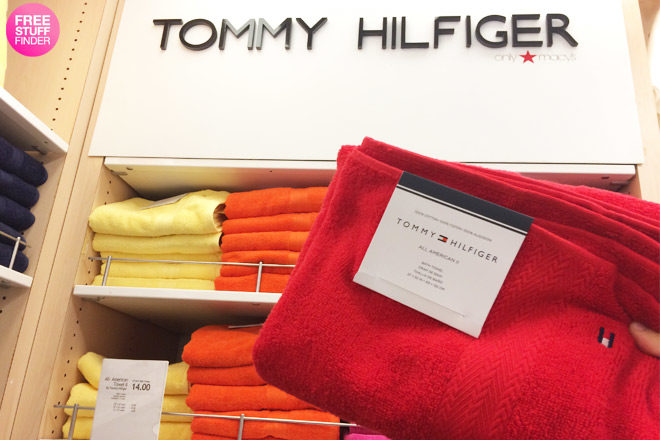 $4.99 (Reg $16) Tommy Hilfiger Bath Towel + FREE Pickup