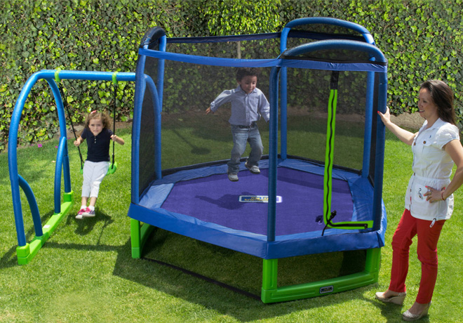 $89.47 (Reg $250) Toddler Trampoline & Swing + FREE Shipping