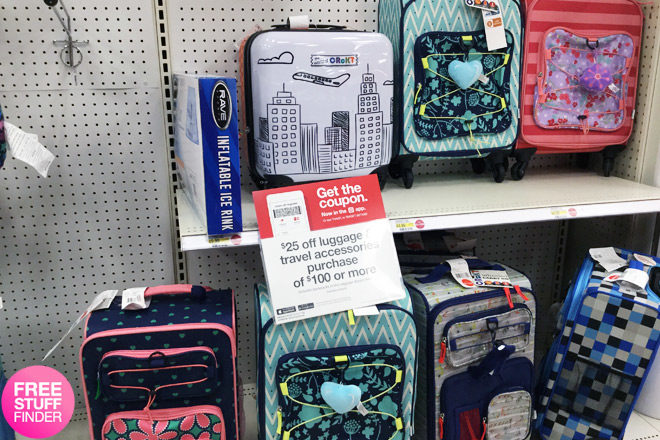 *HOT* $25 Off $100 Luggage & Travel Accessories Purchase at Target