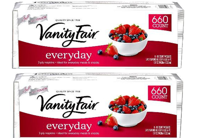 *HOT* $5.83 (Reg $23.51) Vanity Fair Napkins 660-Count Pack