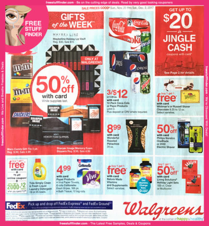 *HOT* Walgreens Ad Preview (Week 11/26 – 12/2)