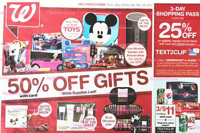 *HOT* Walgreens Black Friday Ad (11/23-11/25)