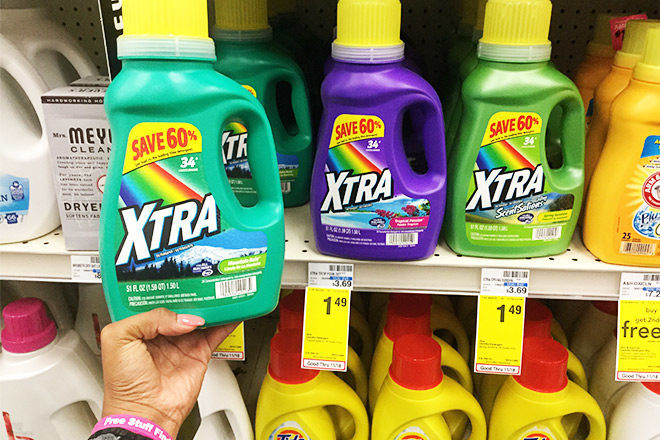 $1.49 (Reg $3.69) Xtra Liquid Laundry Detergent at CVS