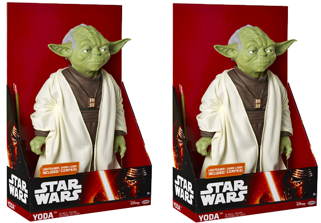 $16.97 (Reg $32) Massive Star Wars 20" Yoda Figure + FREE Store Pickup