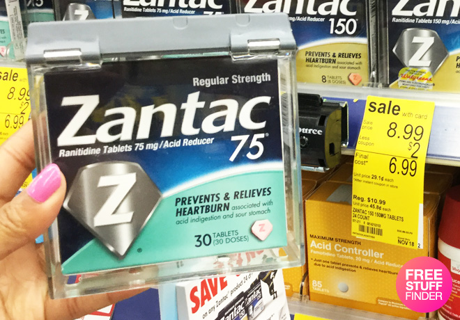 $2.99 (Reg $11) Zantac 75 Medicine at Walgreens (Print Now!)