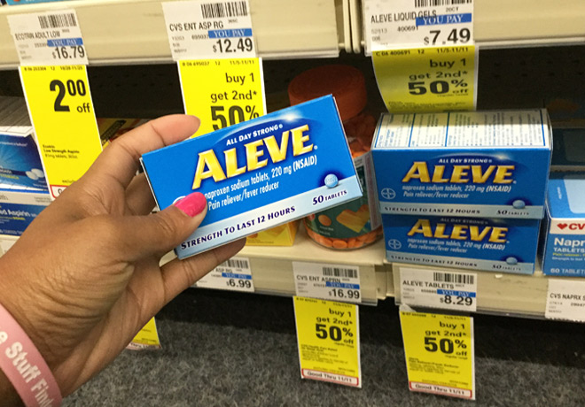 $2.22 (Reg $8.29) Aleve Pain Relief at CVS (Ends Today!)