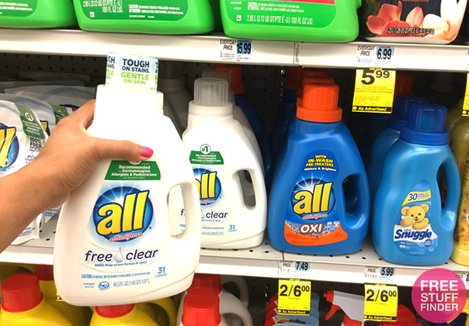 *HOT* $2 (Reg $6) All Detergent or Snuggle Products at Rite Aid