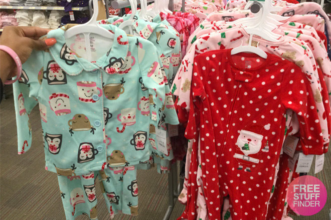 30% Off Kids’ & Baby Sleepwear (Cat & Jack Holiday Pajamas $5.59!)