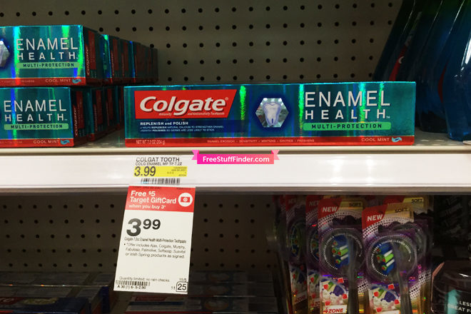 *HOT* $0.32 (Reg $4) Colgate Enamel Health Toothpaste at Target