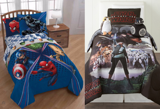 *HOT* $22.49 (Reg $100) Star Wars Or Avengers Twin/Full Comforter Set