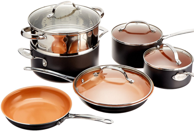 $73.14 (Reg $200) Gotham Steel 10-Piece Cookware Set + FREE Shipping (Today Only)