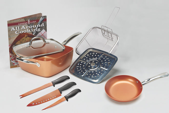 *HOT* $59 (Reg $129) Copper Chef 9-Piece Pan Set + FREE Shipping