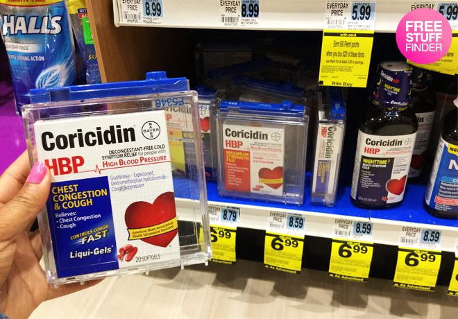 $3.49 (Reg $8.79) Coricidin cold relief at Rite Aid